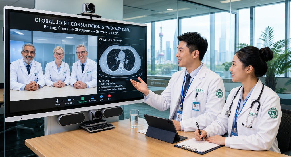 Global MDT consultation and two-way care coordination